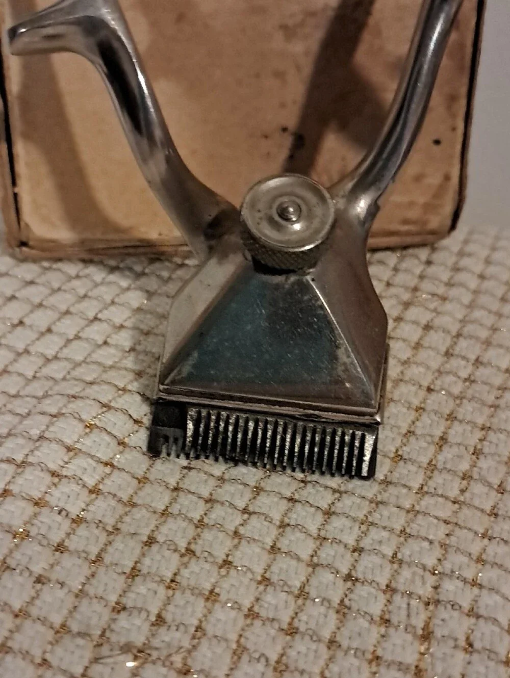 Manual Hair Clipper for Men Grooming - Silver